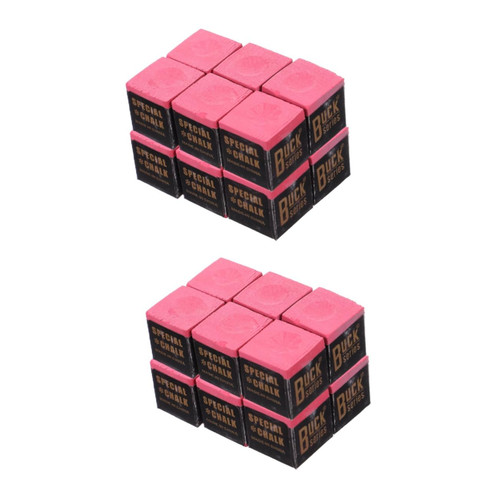 BESPORTBLE Pool Cue Chalk 48 pcs Powdered Pool cue White Chalk red Accessories Sports Accessories for bar Billiard cue Tips Table Billiards Stick Bulk Chocolate Powder Chalk for Pool cue