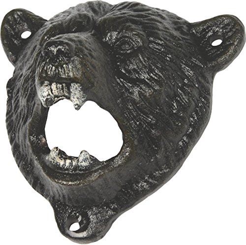River's Edge Products Bear Cast Iron Bottle Opener
