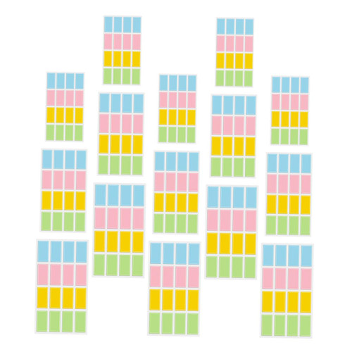 60 Sheets self-Adhesive Label Stickers Book Stickers Notebook tabs Product Labels Label Stickers Planner Page Marker File Marking Sticker Stickers for tag Sticker MAGICLULU