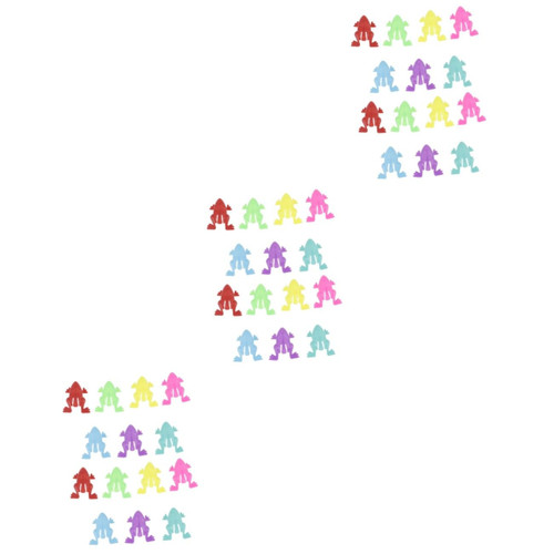 ibasenice 600 Pcs Plastic Leaping Frog Miniature Frogs Figure Garden Frogs Bag fillers leap Frog Toys Mini Baskets Mini Frogs Educational playthings Children Educational Toy Frogs Jumping