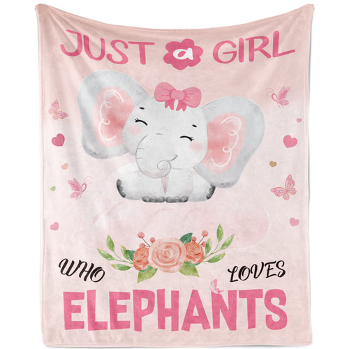 Just A Girl Who Loves Elephants Blanket for Girls Kids Elephant Throw Blankets Gifts for Elephant Lovers Pink Soft Cozy Lightweight Flannel Fleece Elephant Blanket Throw for Sofa Couch, 40"x50" Just A Girl Who Loves Elephants Blanket for Girls Kids Elephant Throw Blankets Gifts for Elephant Lovers Pink Soft Cozy Lightweight Flannel Fleece Elephant Blanket Throw for Sofa Couch, 40"x50"