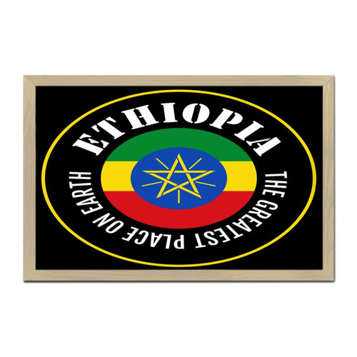 The Greatest Place on Earth Ethiopia Wood Framed Printed Sign Family Wall Art Decor Hanging World State Map Flag Signs Decorative Wooden Plaque Sign for Table Nursery House 8x12in The Greatest Place on Earth Ethiopia Wood Framed Printed Sign Family Wall Art Decor Hanging World State Map Flag Signs Decorative Wooden Plaque Sign for Table Nursery House 8x12in