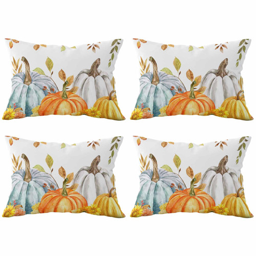 Fall Harvest Maple Leaves Throw Pillows Pillow Covers for Couch 12x20 Set of 4 Outdoor/Indoor Linen Throw Pillow Covers Decorative Cushion Case Pillow Cases for Sofa Bedroom, Thanksgiving Pumpkin Farm Fall Harvest Maple Leaves Throw Pillows Pillow Covers for Couch 12x20 Set of 4 Outdoor/Indoor Linen Throw Pillow Covers Decorative Cushion Case Pillow Cases for Sofa Bedroom, Thanksgiving Pumpkin Farm