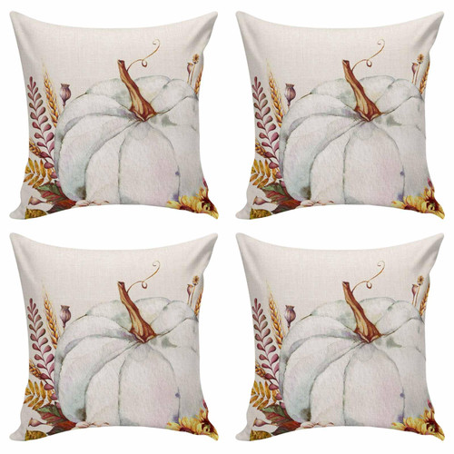 Farmhouse Thanksgiving Pumpkins Throw Pillows Pillow Covers for Couch 20x20 Set of 4 Outdoor/Indoor Linen Throw Pillow Covers Decorative Cushion Case Pillow Cases for Sofa Bedroom, Fall Autumn Harvest Farmhouse Thanksgiving Pumpkins Throw Pillows Pillow Covers for Couch 20x20 Set of 4 Outdoor/Indoor Linen Throw Pillow Covers Decorative Cushion Case Pillow Cases for Sofa Bedroom, Fall Autumn Harvest