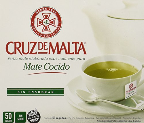 Yerba Mate Cruz de Malta - Mate Cocido - 50 tea bags Yerba Mate Cruz de Malta - Mate Cocido - 50 tea bags