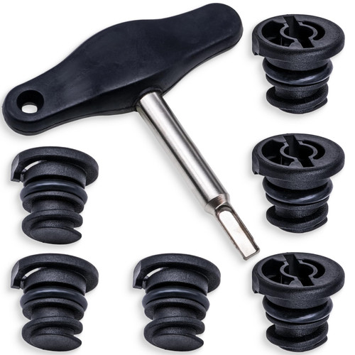MEAJOO 6PCS 06L103801 Engine Oil Drain Plug Engine Valve Cover Washer Seal Compatible with Golf VW Audi Skoda Passat, With 1 PCS Removal Install Tool Assembly Replace T10549 MEAJOO 6PCS 06L103801 Engine Oil Drain Plug Engine Valve Cover Washer Seal Compatible with Golf VW Audi Skoda Passat, With 1 PCS Removal Install Tool Assembly Replace T10549