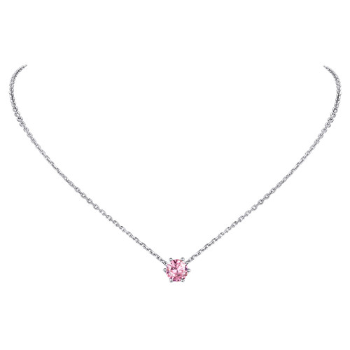 PROSILVER Womens Sterling Silver Cute Necklaces October Birthstone Short Necklace Chain Choker