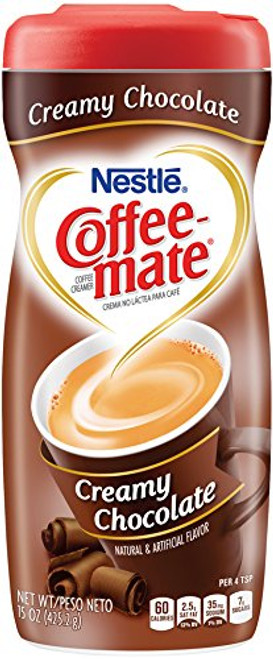 Nestle Coffee-Mate Coffee Creamer Creamy Chocolate, Pack of 6 (15 Ounce)