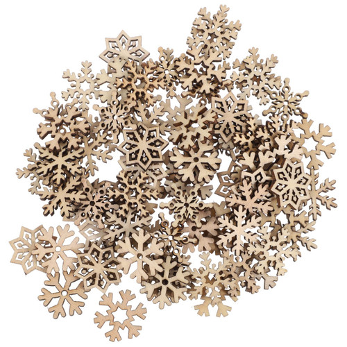 Nativity Craft Snowflakes 100Pcs Christmas Wooden Snowflake Tree Ornaments Unfinished DIY Snowflake Ornament Wood Snowflake Hanging Cutout Christmas DIY Craft Home Accessories Nativity Craft Snowflakes 100Pcs Christmas Wooden Snowflake Tree Ornaments Unfinished DIY Snowflake Ornament Wood Snowflake Hanging Cutout Christmas DIY Craft Home Accessories