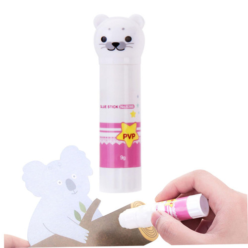 Glue Stick Cute Cartoon Plastic Solid Glue Children Stationery for Office Schools Glue Stick