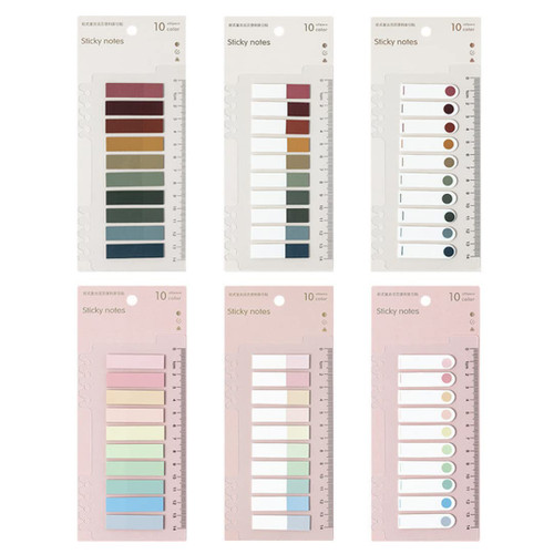 Sticky Index Tabs Sticky Tabs Page Markers Writable File Tabs Flags Reading Notes 6PCS