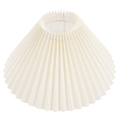 SHERCHPRY Lamp Shade E27 Table Lamp Shade, Pleated Chandelier Shade, Floor Lamp Light Shade, Cloth Lampshade for Table Lamp Chandelier Candelabra Floor Lamp, Yellow Lamp Shades