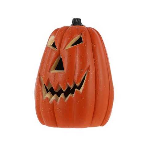 IMIKEYA Halloween Pumpkin Lantern: Halloween Jack-O-Lantern Decorations LED Pumpkin Lamp Battery Operated Lighted Pumpkin Halloween Pumpkin Lantern for Halloween Party Garden Decor