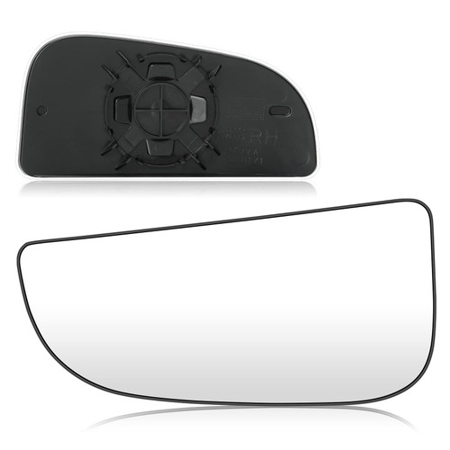 Lower Driver Left Side Tow Convex Mirror Glass With Rear Holder Compatible with 2009-2020 Dodge Ram 1500 2500 3500 4500 5500,Replacement for 68067731AA