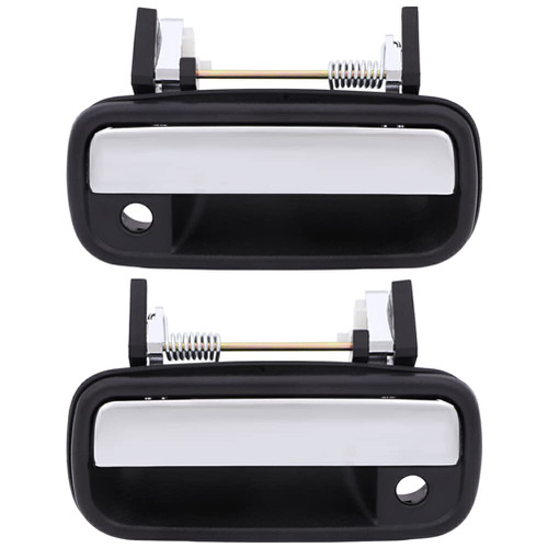 LUJUNTEC Exterior Door Handles,Front Door Handles Driver Left Passenger Right Side,Replacement for 1989-1995 for Toyota for 4Runner,2pcs Chrome Handles Replace LUJUNTEC Exterior Door Handles,Front Door Handles Driver Left Passenger Right Side,Replacement for 1989-1995 for Toyota for 4Runner,2pcs Chrome Handles Replace