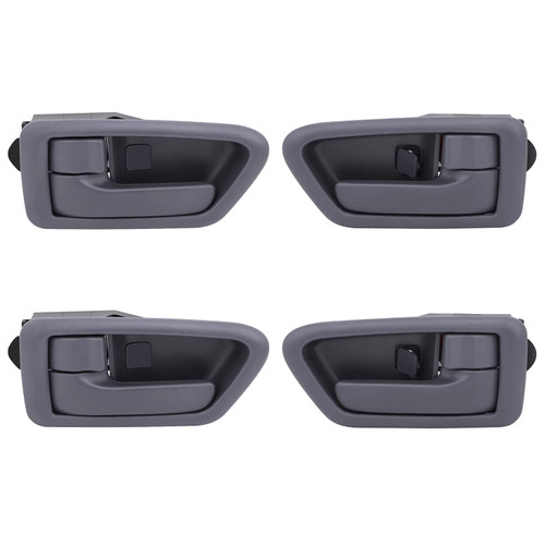LUJUNTEC Interior Door Handles,Front Rear Door Handles Driver Left Passenger Right Side,Replacement for 1997-2001 for Toyota for Camry,4pcs Grey Handles Replace