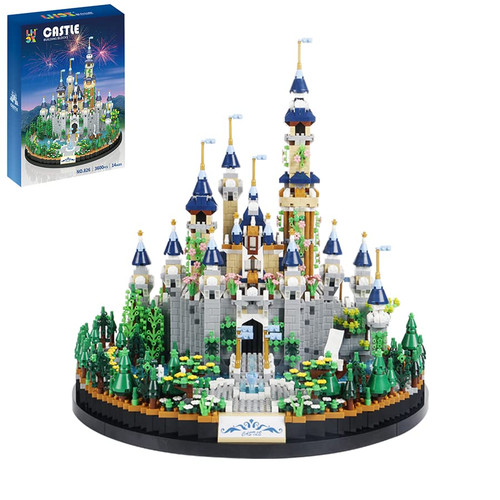 3600PCS Castle Building Blocks,Creative Ideals Dream Palace Building Blocks, Best Micro Mini Bricks Gift for 14+ Boys, Girls or Adults