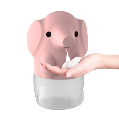 Automatic Soap Dispenser, Kids Foaming Soap Dispenser Touchless Rechargeable, Cute Animal Foam Touchless Hand Soap Dispenser for Bathroom, Kitchen, Office, Hotel (Pink) Automatic Soap Dispenser, Kids Foaming Soap Dispenser Touchless Rechargeable, Cute Animal Foam Touchless Hand Soap Dispenser for Bathroom, Kitchen, Office, Hotel (Pink)