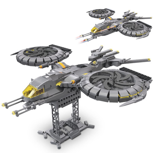 NEWABWN Star Space Raptor Attack Aircraft, War Airplane Model Spaceship Building Set for Adults, Compatible with Lego Set, Space Shuttle Fighter Military Plane Toy Gift for Boys 8-14 (887PCS) NEWABWN Star Space Raptor Attack Aircraft, War Airplane Model Spaceship Building Set for Adults, Compatible with Lego Set, Space Shuttle Fighter Military Plane Toy Gift for Boys 8-14 (887PCS)