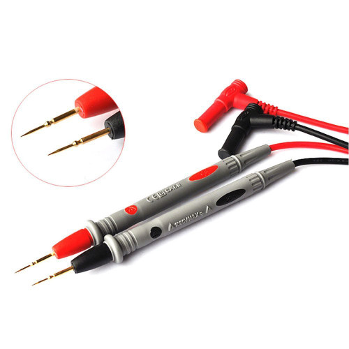Alotm Universal Multimeter Test 1000V 20A Banana Probe Leads Cable Kit Copper Needle Table Pen Probe Test Leads Pin Universal Digital Multimeter Multi Meter Tester Lead Probe Wire Pen Cable 20A