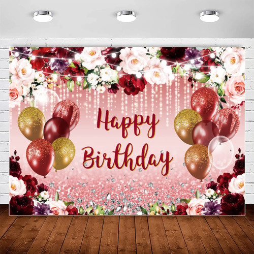 InMemory Rose Gold Birthday Backdrop for Women Girls Happy Birthday Photography Background Glitter Balloons Champagne Heels Black Gold Sequin Decoration for Princess Bday Party Photoshoot Banner 8x6ft InMemory Rose Gold Birthday Backdrop for Women Girls Happy Birthday Photography Background Glitter Balloons Champagne Heels Black Gold Sequin Decoration for Princess Bday Party Photoshoot Banner 8x6ft