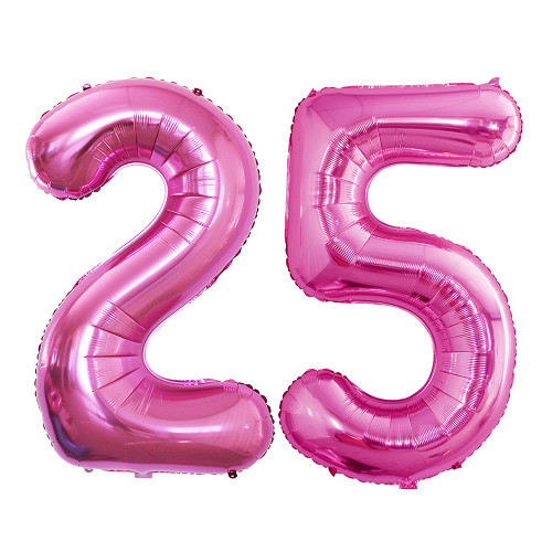GOER 42 Inch Pink Number 25 Number 52 Balloon,Jumbo Foil Helium Balloons for 25th 52nd Birthday Party Decorations Anniversary Event GOER 42 Inch Pink Number 25 Number 52 Balloon,Jumbo Foil Helium Balloons for 25th 52nd Birthday Party Decorations Anniversary Event