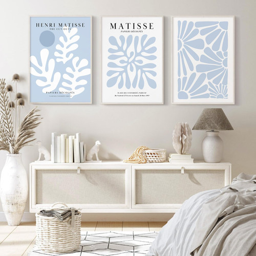 Henri Matisse Wall Art Prints Set of 3 Blue Abstract Matisse Canvas Wall Decor Aesthetic Preppy Wall Art Blue Matisse Posters Artwork Flower Minimalist Pictures for Room Bedroom 12x16 Inch Unframed Henri Matisse Wall Art Prints Set of 3 Blue Abstract Matisse Canvas Wall Decor Aesthetic Preppy Wall Art Blue Matisse Posters Artwork Flower Minimalist Pictures for Room Bedroom 12x16 Inch Unframed