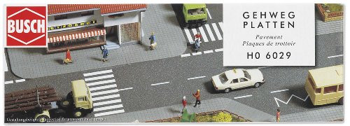 Busch 6029 Pavement HO Scenery Scale Model Scenery