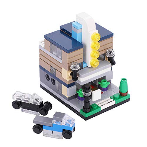City Serious Mini Theater Town Hall Architecture Building Bricks Construction Building Sets for Kids Blocks Kits STEM Stacking interlocking Build Blocks DIY Pre-Kindergarten Educational Toys Game