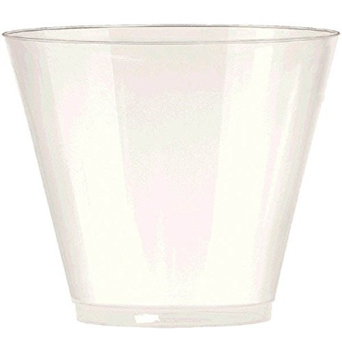 Big Party Pack Pear l White Plastic Cup | 9 oz. | Pack of 72 | Party Supply