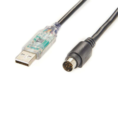 GXMRHWY Ftdi USB to Mini Din 8 Pin Male Programming Cat Cable 1Meter