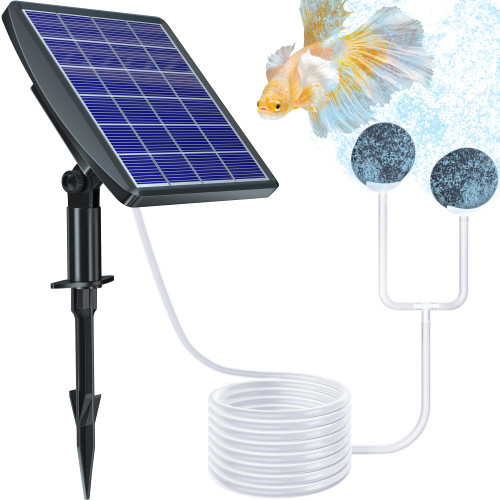 NFESOLAR Solar Pond Aerator, 2 Modes Battery Powered Solar Aerator for Ponds Outdoor, Solar Aquarium Air Pump Pool Aerator for Small Fish Pond Stock Tank Hydroponics Wildlife NFESOLAR Solar Pond Aerator, 2 Modes Battery Powered Solar Aerator for Ponds Outdoor, Solar Aquarium Air Pump Pool Aerator for Small Fish Pond Stock Tank Hydroponics Wildlife