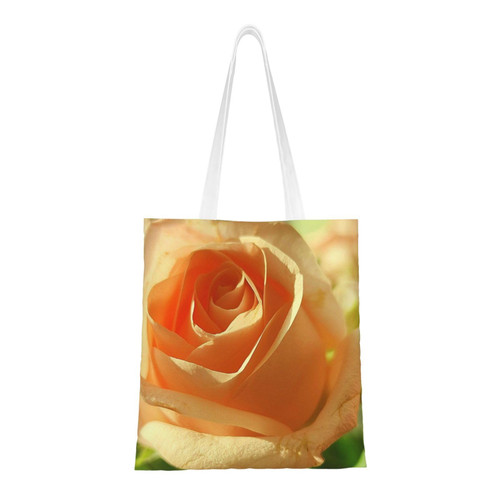 Canvas Tote Bag For Woman Rose Flower Pink Shoulder Handbags Reusable Grocery Bags Purse Shopping Bag Canvas Tote Bag For Woman Rose Flower Pink Shoulder Handbags Reusable Grocery Bags Purse Shopping Bag