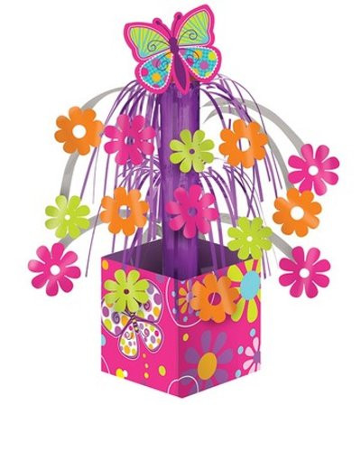 Mini Foil Cascade Centerpiece, Butterfly Sparkle