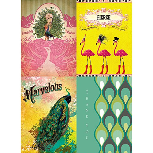 Tree-Free Greetings Fabulous Friendship Card Assortment, 5 x 7 Inches, 8 Cards and Envelopes per Set (GA31496)
