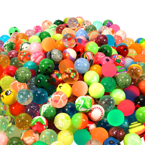 Pllieay 500 Pieces Bouncy Balls for Kids, 27mm Mixed Color Bulk Balls Rubber Bouncy Balls for Kids Party Favors, Prizes, Birthdays Gift and Vending Machines (Style Random) Pllieay 500 Pieces Bouncy Balls for Kids, 27mm Mixed Color Bulk Balls Rubber Bouncy Balls for Kids Party Favors, Prizes, Birthdays Gift and Vending Machines (Style Random)