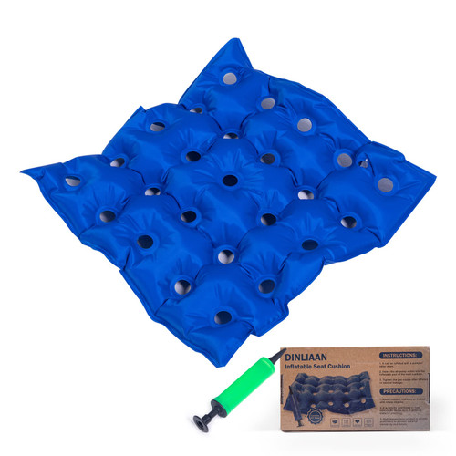 DINLIAAN Waffle Cushion for Pressure Sores 17"x17" Waffle Seat Cushion Wheelchair for Pressure Relief Inflatable Seat Cushion for Airplane Inflatable Waffle Air Cushion for Chair Pressure Sores DINLIAAN Waffle Cushion for Pressure Sores 17"x17" Waffle Seat Cushion Wheelchair for Pressure Relief Inflatable Seat Cushion for Airplane Inflatable Waffle Air Cushion for Chair Pressure Sores