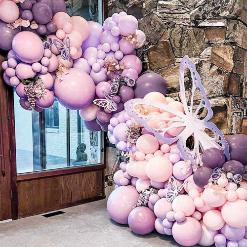 Purple Pink Balloon Garland Kit Double Stuffed Lavender Light Pink Pastel Balloon Arch with Dark Purple Lilac Metallic Latex Balloons for Baby Shower Birthday Bridal Wedding Princess Party Decoration Purple Pink Balloon Garland Kit Double Stuffed Lavender Light Pink Pastel Balloon Arch with Dark Purple Lilac Metallic Latex Balloons for Baby Shower Birthday Bridal Wedding Princess Party Decoration