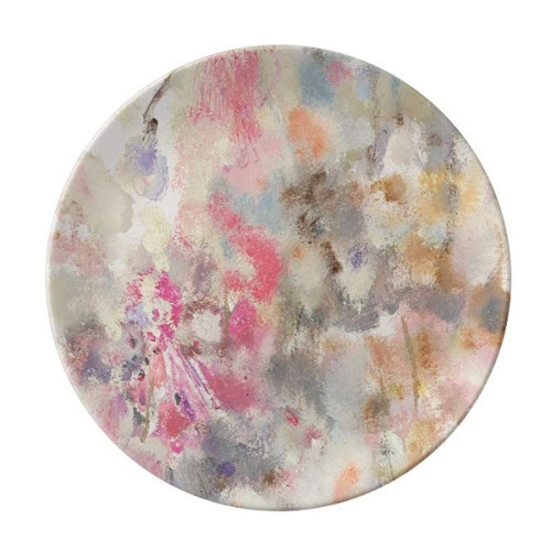 April Lotus XJJ Oil Painting Plate Decorative Porcelain Salver Tableware Dinner Dish