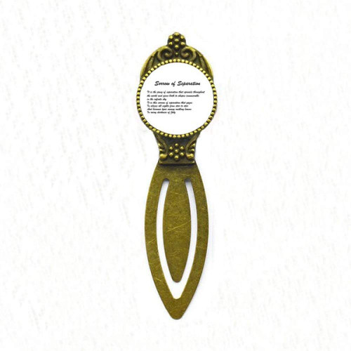Famous Poetry Sorrow of Separation Bookmark Retro Office Label Page Marker