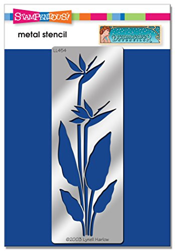 Stampendous DWLL454 Long Bird Of Paradise Dreamweaver Stencil