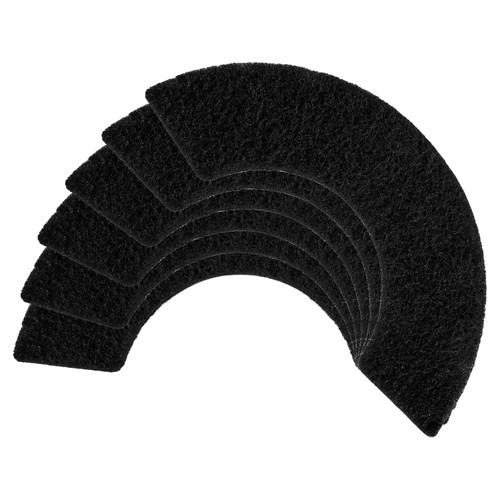 NQEUEPN 6pcs Carbon Filters for Litter Robot 4, Activated Charcoal Filters Replacement Carbon Filters for Litter Box Cat Litter Box Filters Replacement Suitable for Litter Robot 4 (Black)