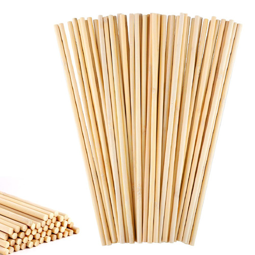 50 Pcs Dowel Rods, 1/4 x 12 Inch Wooden Dowels Craft Sticks Unfinished Natural Bamboo Doweling Rods for Crafts and DIYers 50 Pcs Dowel Rods, 1/4 x 12 Inch Wooden Dowels Craft Sticks Unfinished Natural Bamboo Doweling Rods for Crafts and DIYers