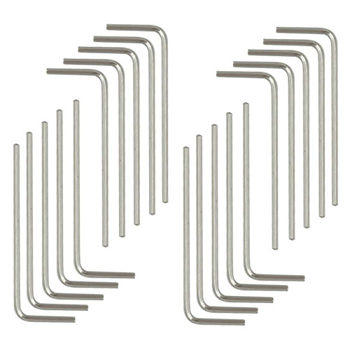 Tsnamay 1.5mm Hex Key Wrench L Shaped Hexagon Head Repairing Tool - (20 Pcs)