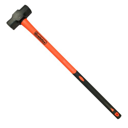 Graintex SH1608 Sledge Hammer 8 Lb, 36-Inch Fiberglass Handle