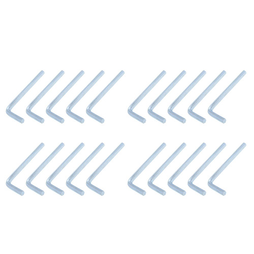 Tsnamay 6mm Hex Key Wrench L Shaped Hexagon Head Repairing Tool - (20 Pcs)