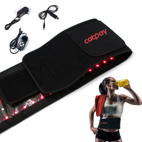 cabpay Red Light Therapy Wrap Device for Body Red 660nm & 850nm Near Infrared Light Therapy Belt 105pcs LEDs Light Mat with Flexible Wearable for Pain Relief (Black) cabpay Red Light Therapy Wrap Device for Body Red 660nm & 850nm Near Infrared Light Therapy Belt 105pcs LEDs Light Mat with Flexible Wearable for Pain Relief (Black)