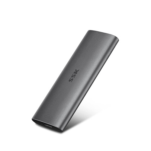 SSK 512G Portable External SSD,USB3.2 Gen2?6Gbps? Ultra Speed External Solid State Drive USB-C Mini External SSD with 550MB/s Data Transfer for Laptop, Typc C Phones and More