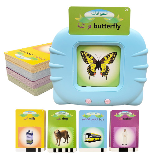 Arabic English Alphabet Talking Flash Cards for Kids, Learning Arabic Letters, 224 Basic Sight Words, Arabic Learning Toys for Toddlers Arabic English Alphabet Talking Flash Cards for Kids, Learning Arabic Letters, 224 Basic Sight Words, Arabic Learning Toys for Toddlers