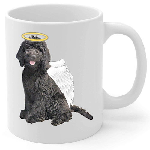 Black Goldendoodle Angel Wings Memorial Coffee Mug - Sympathy Gifts for Dog Lovers White Cup 11 oz Black Goldendoodle Angel Wings Memorial Coffee Mug - Sympathy Gifts for Dog Lovers White Cup 11 oz